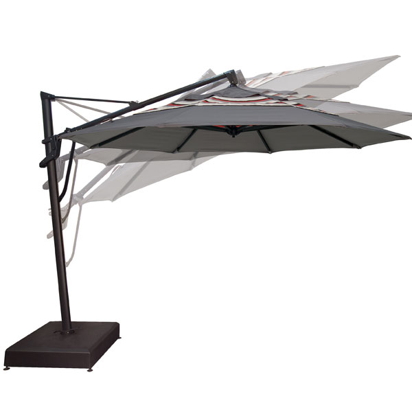 11' AKZ PLUS Octagon Cantilever Grade A by Treasure Garden - Image 2